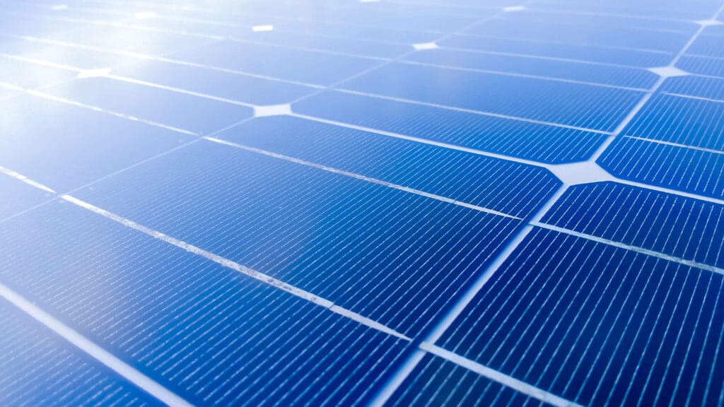 Détail plaque solaire